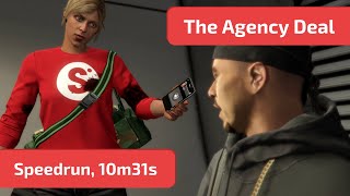 GTA Online  The Agency Deal Speedrun 10m31s Solo [upl. by Korry848]