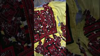 Latest Balochi Noken Doch collection  Yellow Balochi Doch Dresses  Hand embroidery designs  Dochi [upl. by Westney]