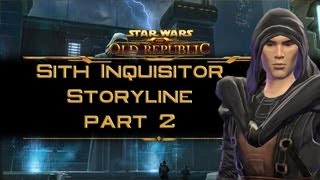 SWTOR Sith Inquisitor Storyline part 2 Killing halfmachine Darth [upl. by Annaehs]