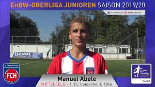 EnBWOberliga  1 FC Heidenheim  Manuel Abele [upl. by Oibesue]