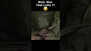 Wait Was That Lydia  😅 skyrim skyrimanniversary elderscrolls shorts [upl. by Lattimer]