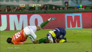 Banfield 02 Boca Juniors  Fecha 15 Torneo Argentino 201617 [upl. by Meaghan]