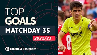 All Goals Matchday 35 LaLiga Santander 20222023 [upl. by Myer]