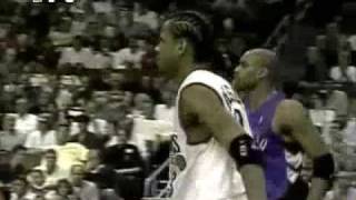 Allen Iverson 52 pts vs Vince Carter Raptors Game 5 NBA MVP NBA Presentation [upl. by Asenej]