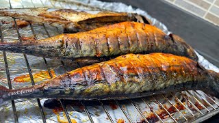 How to Smoke Mackerel in the Oven Smoked Mackerel  Grilled Mackerel [upl. by Finer]