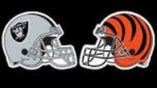 Bengals Vs Raiders 1 2014 [upl. by Holtorf]