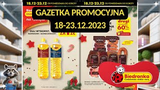 BIEDRONKA 🎄 182312 GAZETKA PROMOCYJNA 🛍 PROMOCJE TUŻ Przed Świętami Bożego Narodzenia 🏪 [upl. by Ajar]