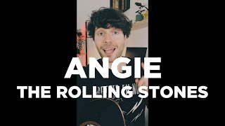 Jouer ANGIE des ROLLING STONES avec des ACCORDS FACILES Tuto guitare débutant [upl. by Chelsy]