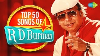 Top 50 songs of R D Burman  Instrumental HD Songs  One Stop Jukebox [upl. by Yelrah]