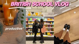 productive in person school day in my life BRITISH school vlog [upl. by Stroup]