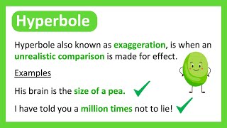 What is a HYPERBOLE 🤔 Easy Explanation [upl. by Nylrad47]