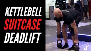 Double Kettlebell Suitcase Deadlift [upl. by Montagna923]