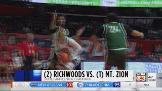 Mt Zion falls to Richwoods in third place game [upl. by Hplodnar]