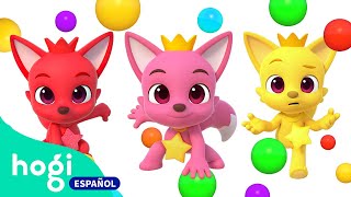 Mix Aprende Colores en Inglés para Niños  aprendizaje para niños de 2 a 3 años  Hogi en español [upl. by Arleen]