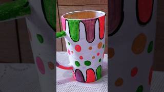 Mug painting ideas painting art acrylic painting cup painting ideas easy painting coffee mug [upl. by Tserof]