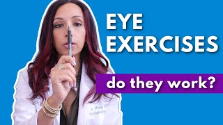 Pencil PushUp Eye Exercises amp Vision Therapy  Eye Doctor Shows You How [upl. by Nigel802]