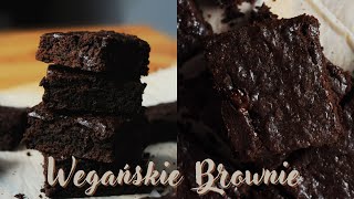 Przepis na wegańskie BROWNIE Mocno czekoladowe Brownie [upl. by Pfeifer]