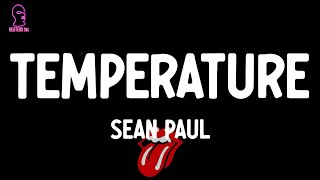 Sean Paul  Temperature lyrics [upl. by Ela]