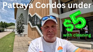 Wait WHAT  2 x PATTAYA Condos FROM 350day and ONE includes Cleaning CRAZY CHEAP [upl. by Mayne]