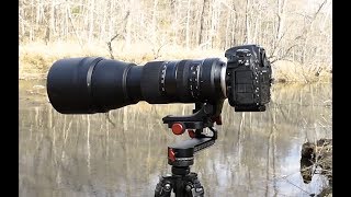 TAMRON 150600mm G2 lens  PROMASTER GH25 Gimbal Head [upl. by Geoffrey993]