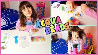 Acqua Beads creaiamo disegni 3d con le palline colorate [upl. by Vasta]