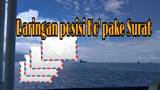 Penentuan posisi Baringan 4 surat [upl. by Katlaps]