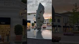 The Horse Head Fountain at Serravalle Outlet by Nic FiddianGreen  🇮🇹 italy [upl. by Elena851]