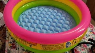 3FT Inflatable Pool with hand pump [upl. by Dilly]