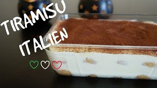 VRAI TIRAMISU ITALIEN  RECETTE ITALIENNE TRADITIONNELLE [upl. by Odnamla]