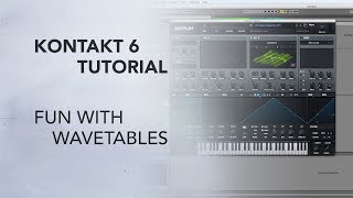 How to use wavetables in Kontakt 6  FREE Kontakt 6 wavetable minilibrary [upl. by Nehtan]