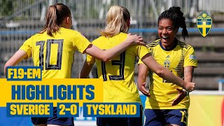 F19EM  Vinst i premiären  Highlights SverigeTyskland 20 [upl. by Halfon]