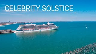 Celebrity Solstice Docked at Station Pier Port Melbourne by drone [upl. by Joly]