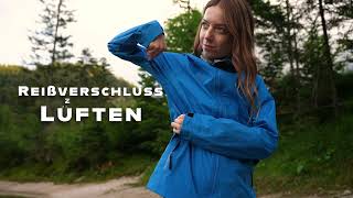 Damen Regenjacke zum Wandern [upl. by Rhu]