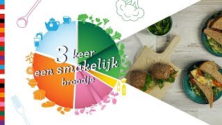 3x lekkere broodjes maken  Gezond recept [upl. by Taima187]