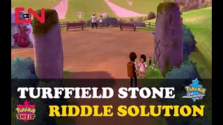 Turffield Stone Riddle Solution in Pokemon Sword and Shield [upl. by Ji185]