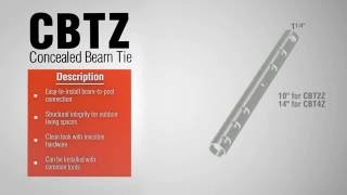 CBTZ Concealed Beam Tie Installation [upl. by Sandler]