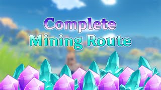 Complete Crystal Chunks and Amethyst Lumps Run Not a Guide  Genshin Impact [upl. by Aitnahc]