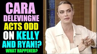 Cara Delevingne Acts Odd on Kelly and Ryan [upl. by Jeniffer]