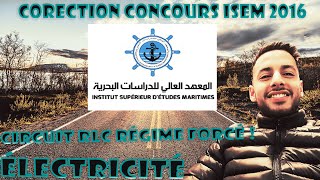 Concours ISEM 2016  Circuit RLC forcé [upl. by Vevine]