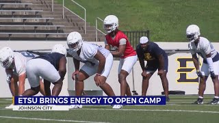 ETSU football energized for Day 1 of preseason camp [upl. by Eric797]