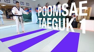 Poomsae på svenska  Taeguk 1 Jang [upl. by Muns]