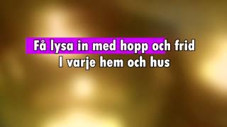 Nu tändas tusen juleljus karaoke lyrics [upl. by Schecter940]