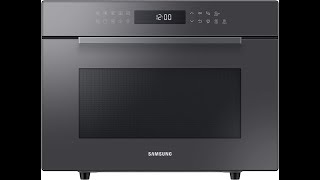 Samsung Forno Microonde Combinato 35 Litri 1400 W Grill XXL con Piatto Doratore e Vaporiera Nero [upl. by Ateuqirne]