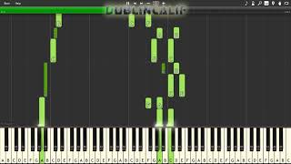 Pokemon Black amp White  Striaton City Theme Piano Tutorial Synthesia [upl. by Upton]