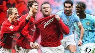 Ronaldo Yaya Toure Rooney Gündoğan  20042023 Every Manchester Derby  Emirates FA Cup 202324 [upl. by Dajma631]