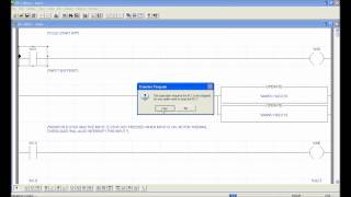 Modicon TSX Transfer Offline Program to PLC [upl. by Yznil29]