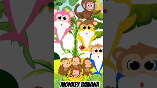 Baby shark monkey banana part 2 shorts [upl. by Angele601]