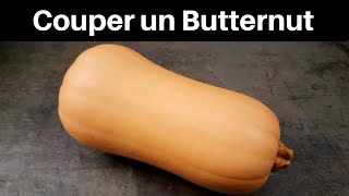 Comment nettoyer et découper un BUTTERNUT [upl. by Alohs434]