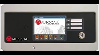 AUTOCALL v602 Fire Alarm [upl. by Leinod969]