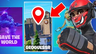 The Fortnite GEOGUESSR Mode [upl. by Kurtzman]